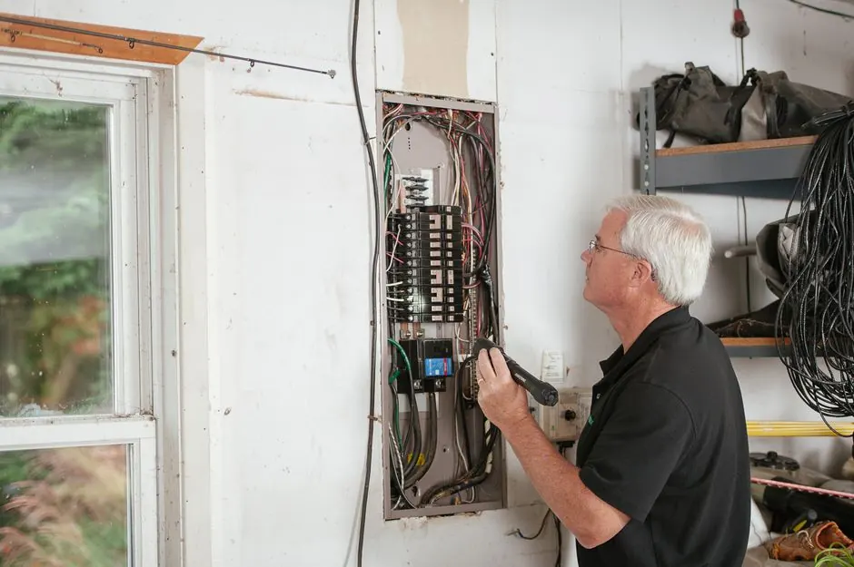 Katy Electric Pros technician on site
